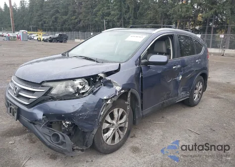 2013 Honda Cr-V Touring из США, поврежденный, VIN 2HKRM4H99DH115601